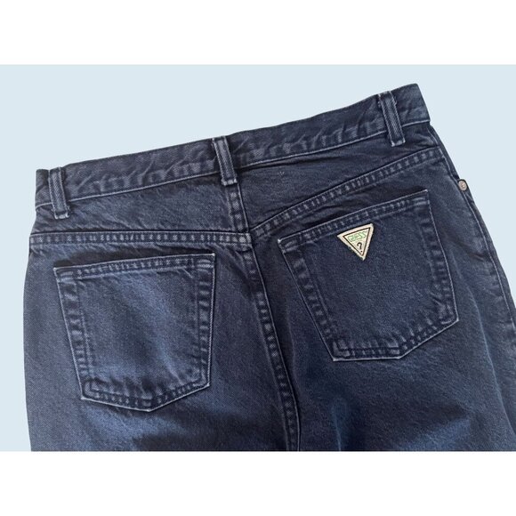 Vintage GUESS JEANS High Waisted Straight Leg Jean 1990s Size 27 - Picture 1 of 7